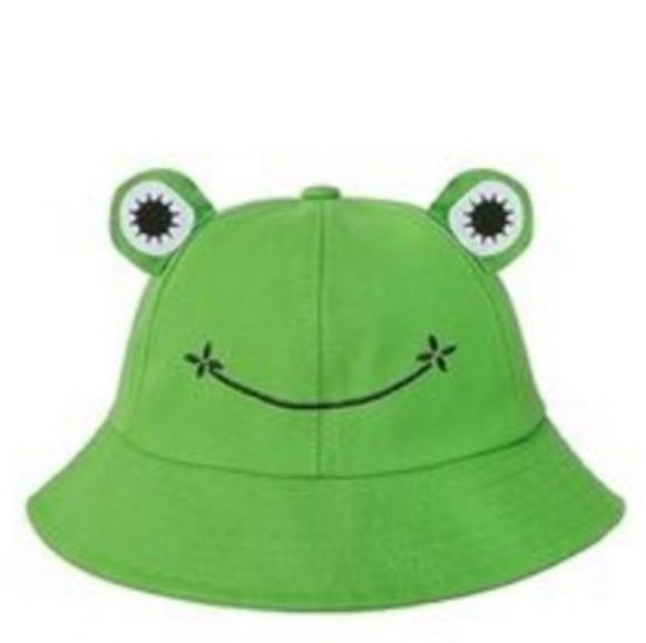 BOGO FREE SAOROPEB Frog Hat For Adult Teens, Cute Frog- Cotton Bucket Hat NEW - Picture 3 of 5
